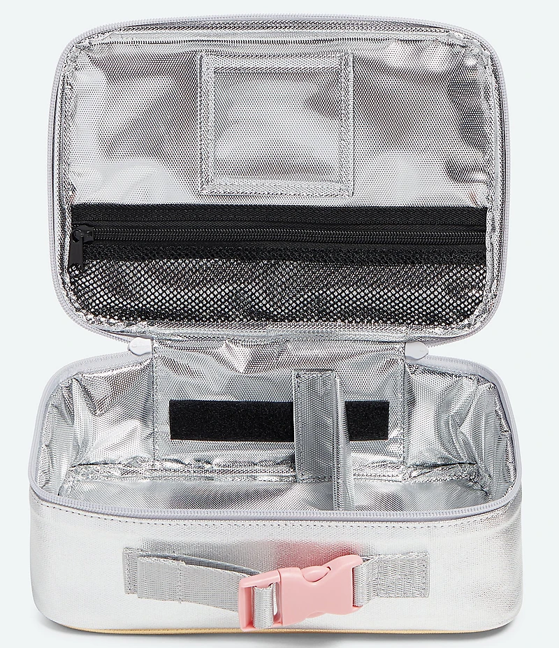 STATE Bags Kids Rodgers Pink/Silver Lunch Box