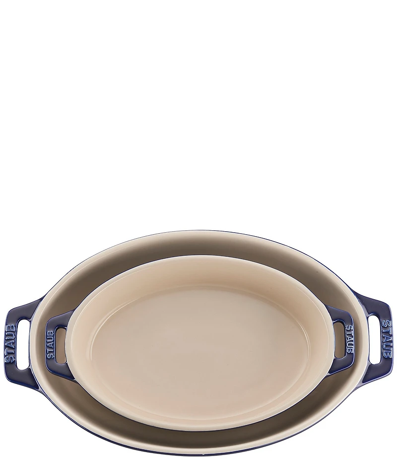 Staub 2-Piece Oval Baking Dish Set