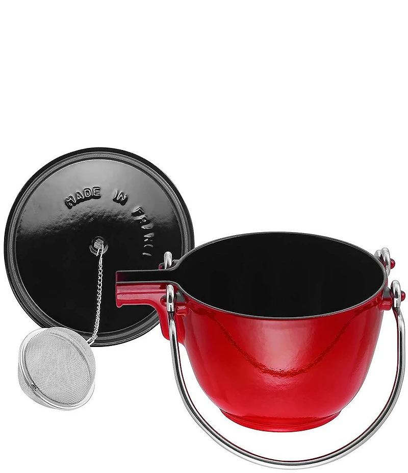 Staub Cast Iron 1-Qt Round Tea Kettle