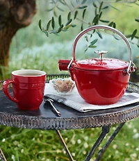 Staub Cast Iron 1-Qt Round Tea Kettle