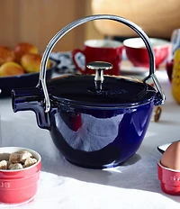 Staub Cast Iron 1-Qt Round Tea Kettle