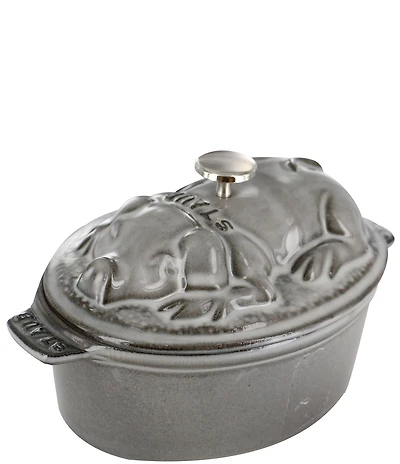 Staub Cast Iron 1.1-Qt. Oval Pig Dutch Oven