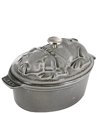 Staub Cast Iron 1.1-Qt. Oval Pig Dutch Oven