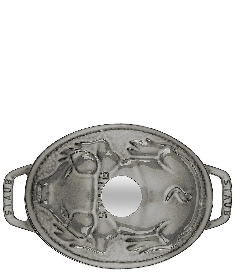 Staub Cast Iron 1.1-Qt. Oval Pig Dutch Oven