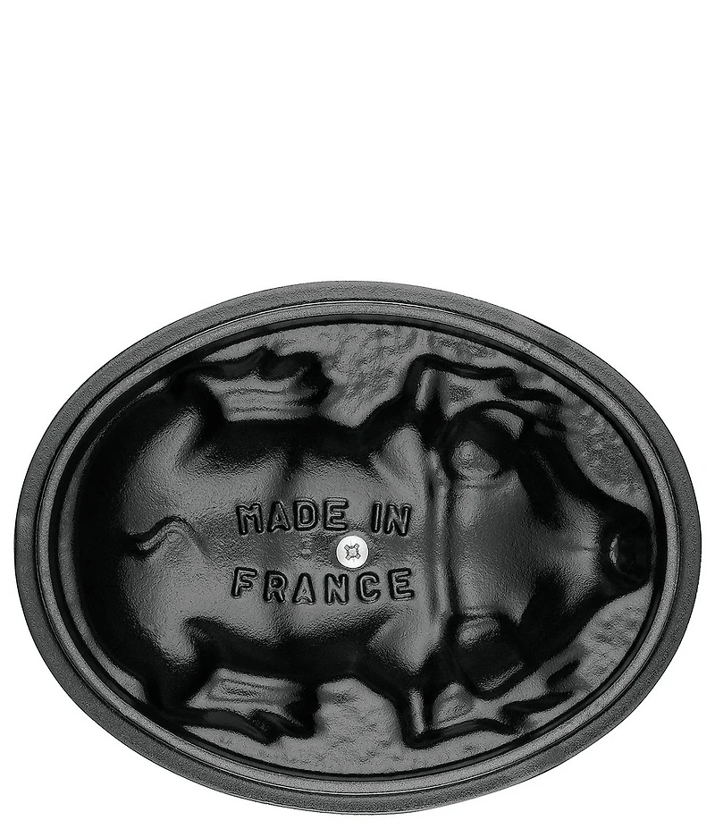 Staub Cast Iron 1.1-Qt. Oval Pig Dutch Oven