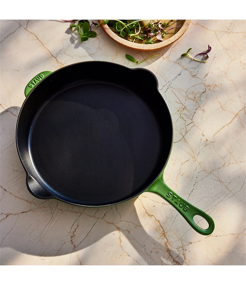 Staub Cast Iron Traditional Deep Skillet, 11 in.