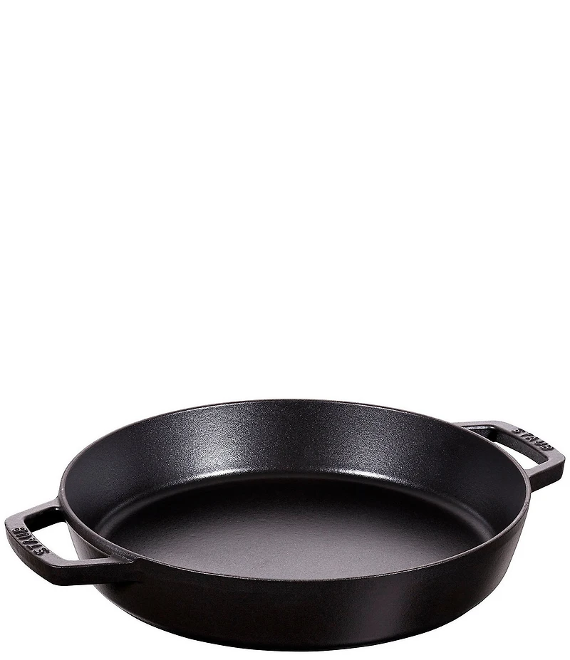 Staub Cast Iron 13-inch Double Handle Fry Pan