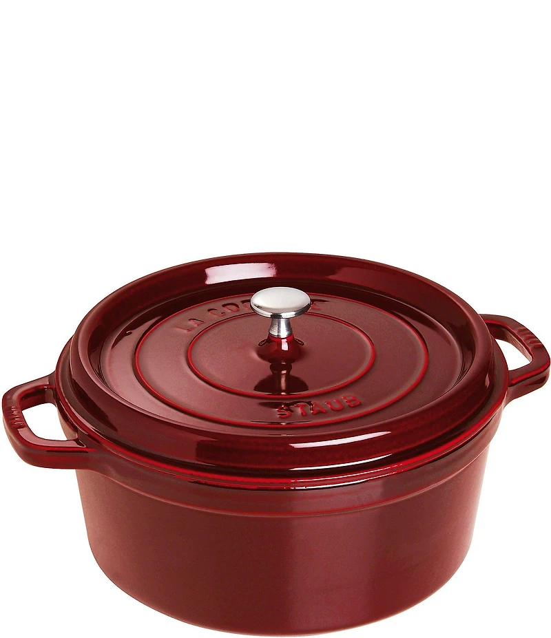 Staub Cast Iron 13.25 QT Round Cocotte