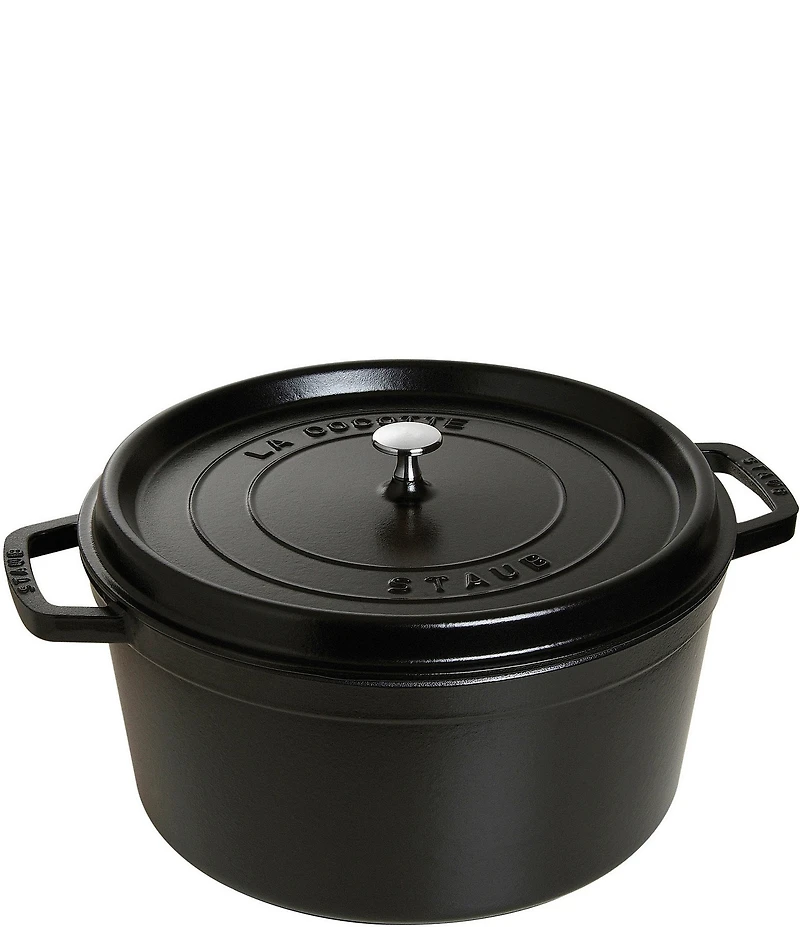 Staub Cast Iron 13.25 QT Round Cocotte
