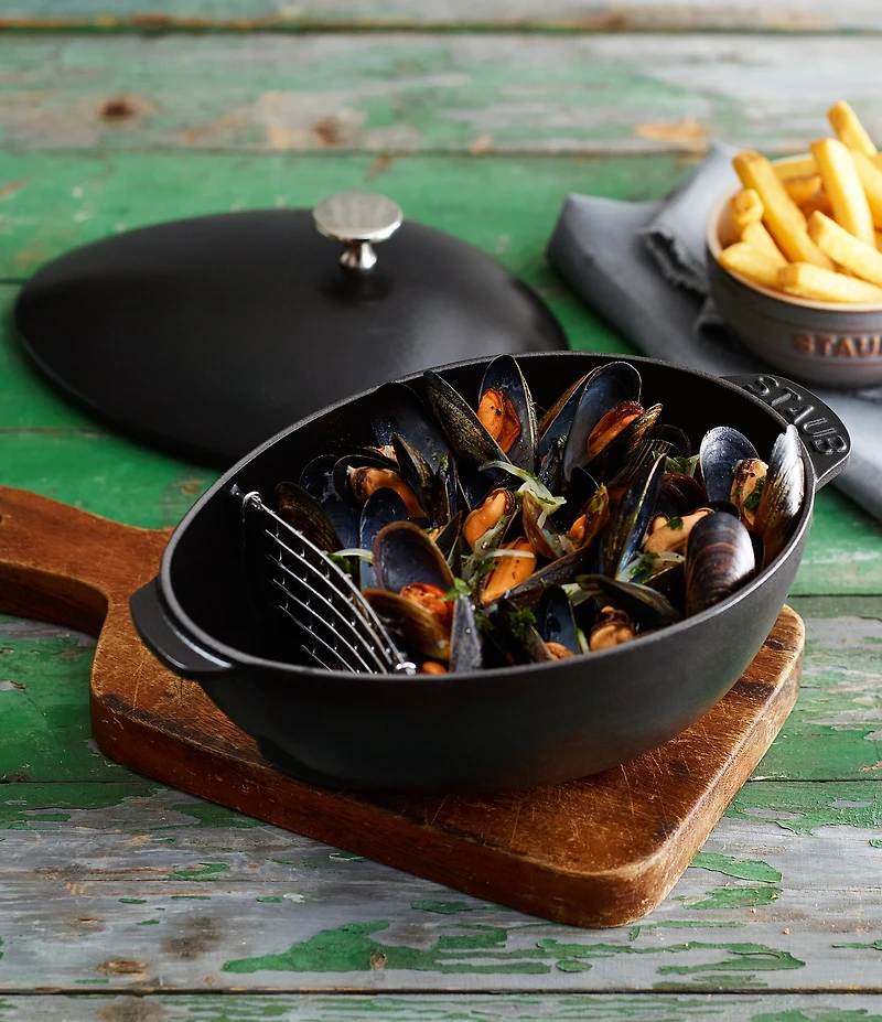 Staub Cast Iron 2-Qt. Mussel Pot