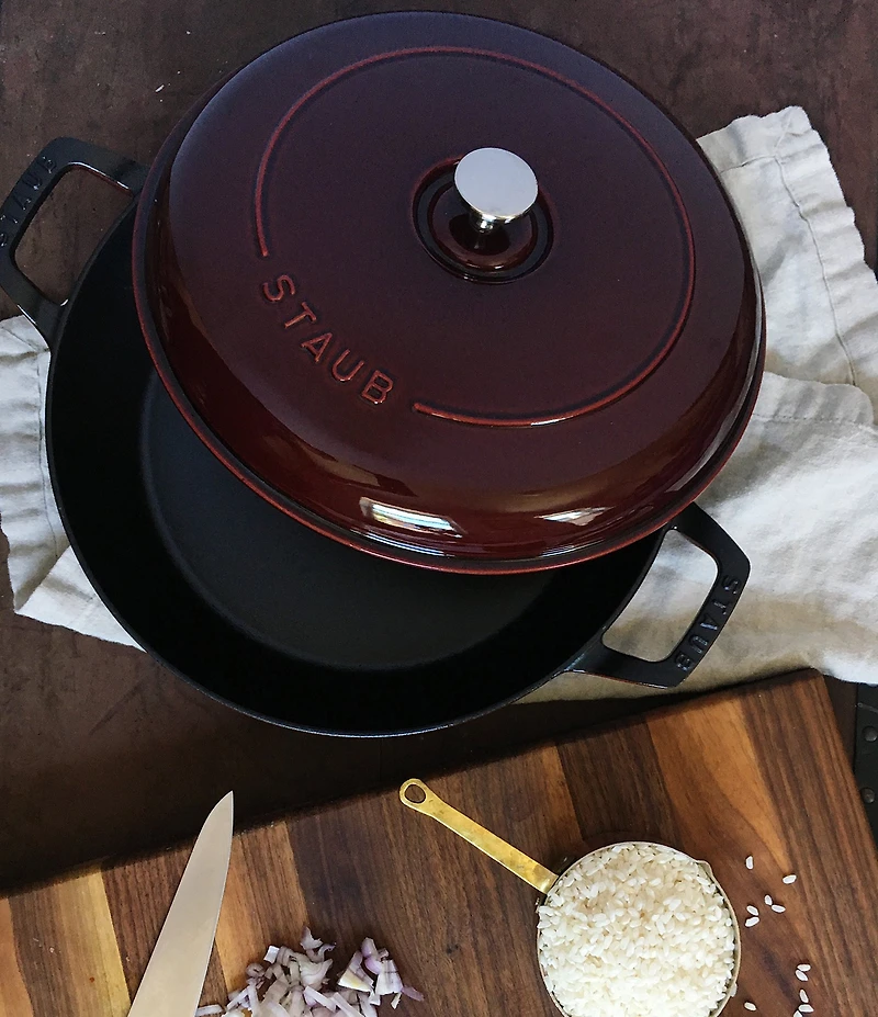Staub Cast Iron 3.5-qt. Round Braiser with Lid