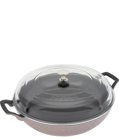 Staub Cast Iron 3.5qt Braiser with Glass Lid