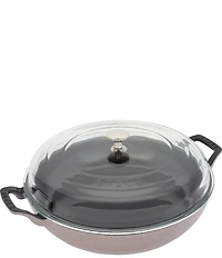 Staub Cast Iron 3.5qt Braiser with Glass Lid