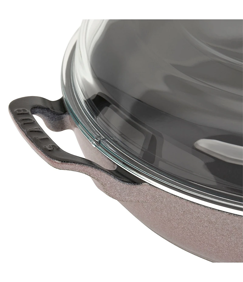 Staub Cast Iron 3.5qt Braiser with Glass Lid