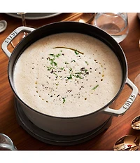 Staub Cast Iron 5.5 qt. Round Dutch Oven