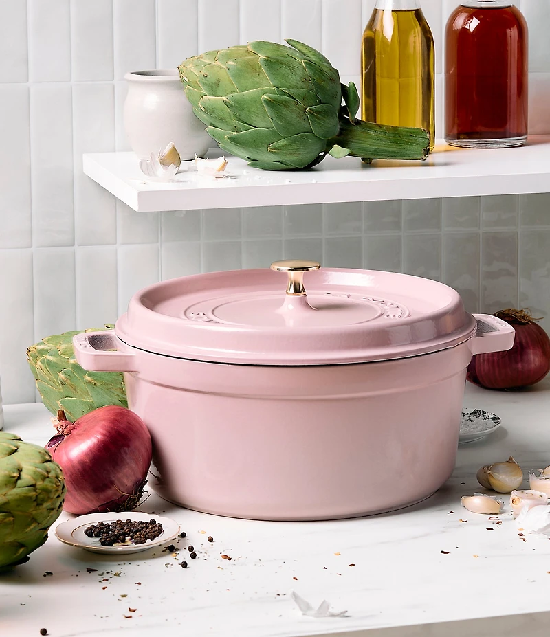 Staub Cast Iron 5.5 qt. Round Dutch Oven
