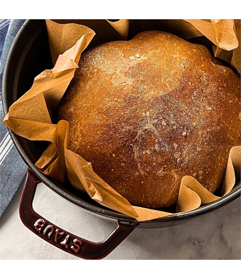 Staub Cast Iron 5.75-Qt. Coq Au Vin Oval Dutch Oven