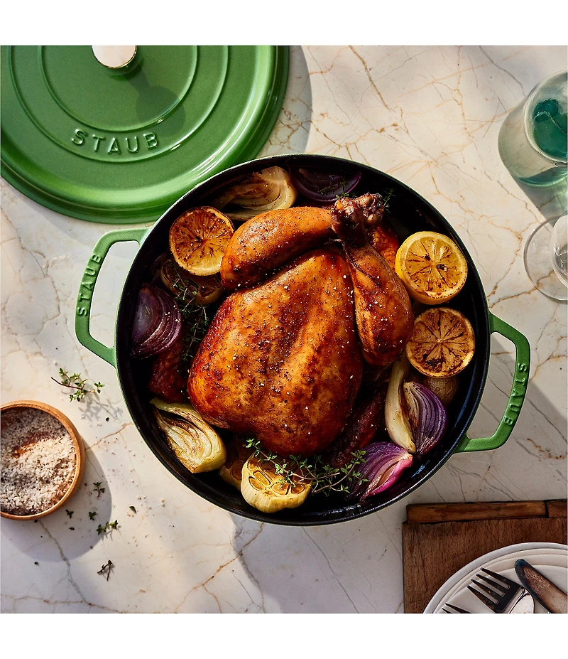 Staub Cast Iron Round Dutch Oven, 7 qt.