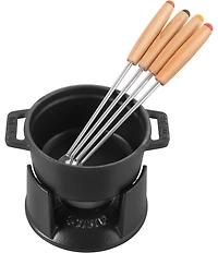 Staub Cast Iron Mini Chocolate Fondue Sets