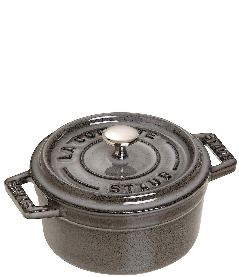 Staub Cast Iron Mini Round Dutch Oven - 0275-qt.