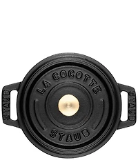 Staub Cast Iron Mini Round Dutch Oven - 0275-qt.