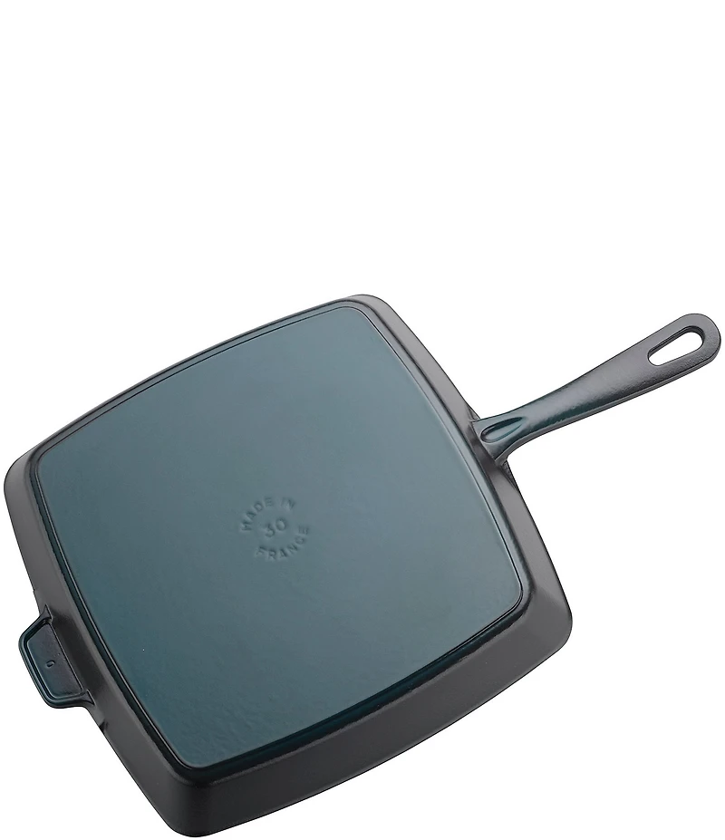 Staub Cast Iron Square Grill Pan, 12#double;