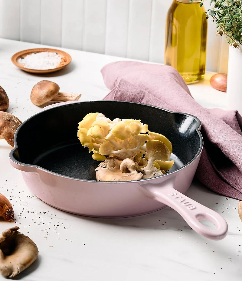 Staub Cast Iron Traditional Deep Skillet - 8.5#double;