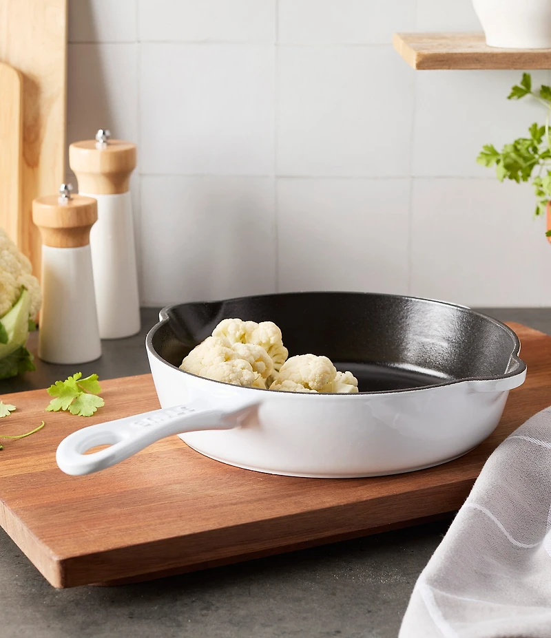 Staub Cast Iron Traditional Deep Skillet - 8.5#double;