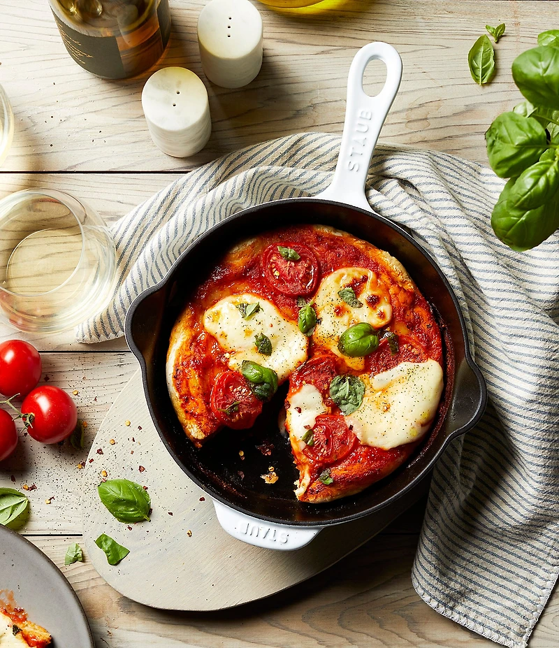 Staub Cast Iron Traditional Deep Skillet - 8.5#double;