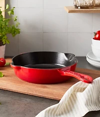 Staub Cast Iron Traditional Deep Skillet - 8.5#double;