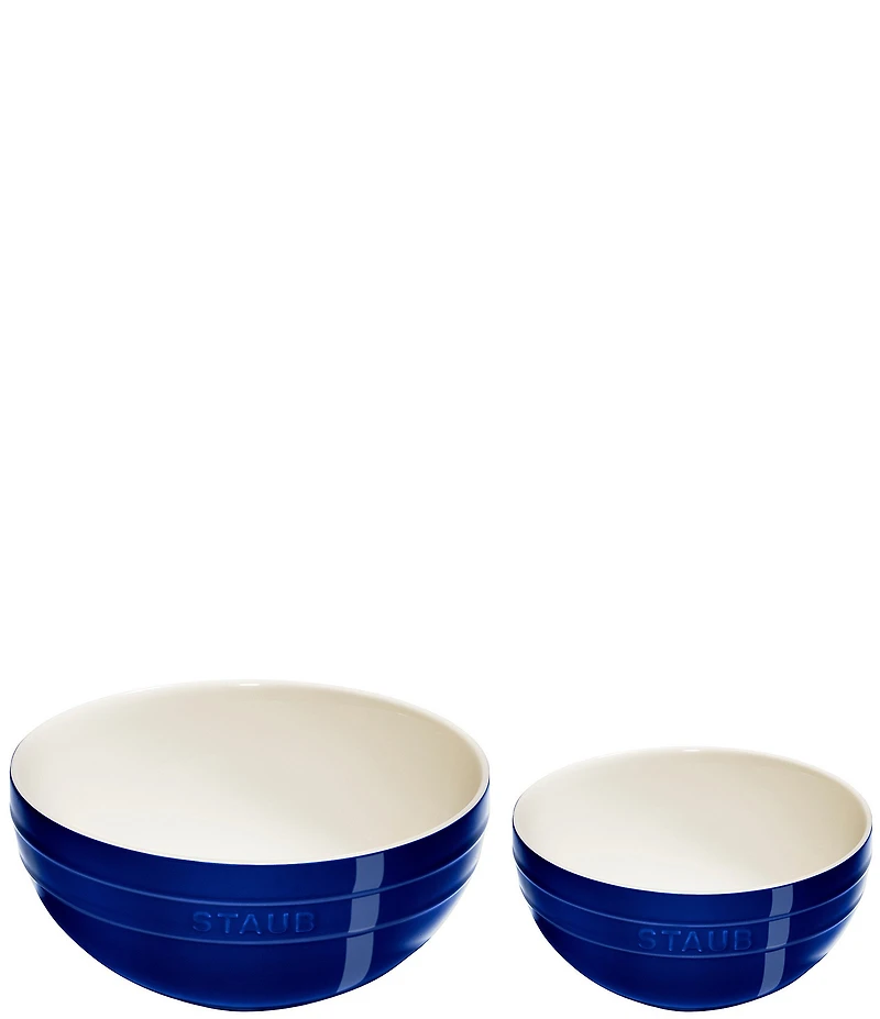 Staub Ceramic 2-Piece Nested Mixing Bowl Set