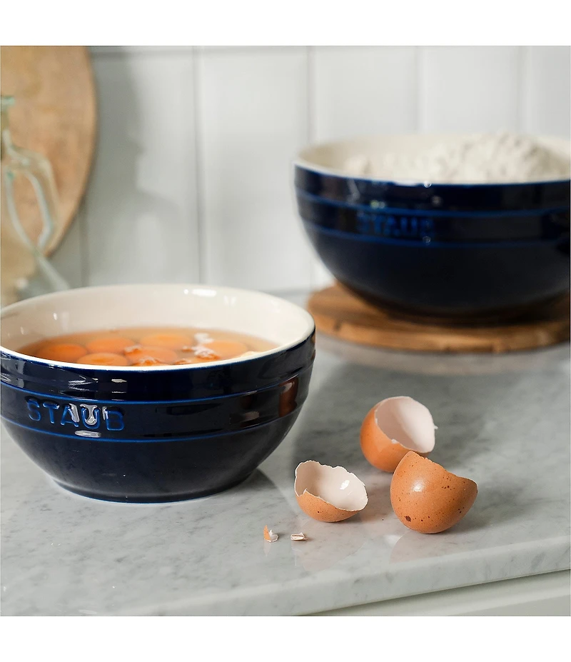 Staub Ceramic 2-Piece Nested Mixing Bowl Set