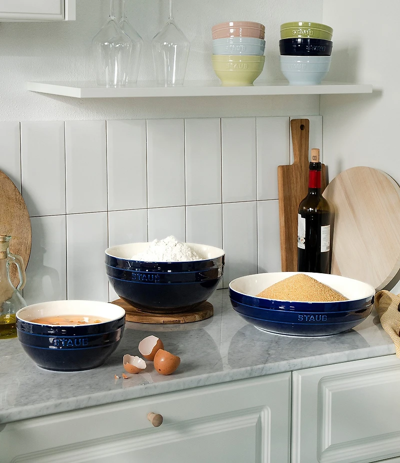 Staub Ceramic 2-Piece Nested Mixing Bowl Set