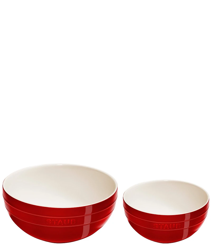 Staub Ceramic 2-Piece Nested Mixing Bowl Set