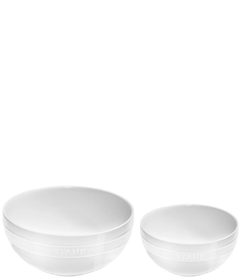 Staub Ceramic 2-Piece Nested Mixing Bowl Set