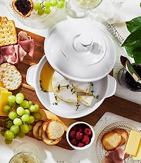 Staub Ceramic 8#double; Covered Round Brie Baker