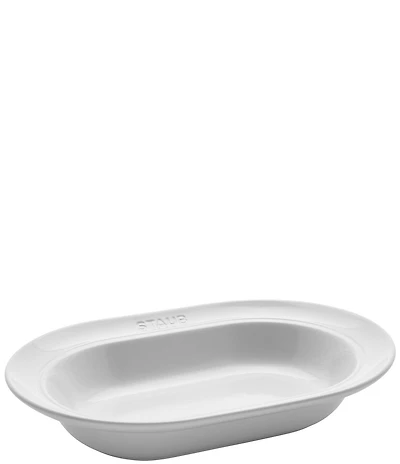 Staub Ceramic Dinnerware Oval Serving Dish, 10#double;