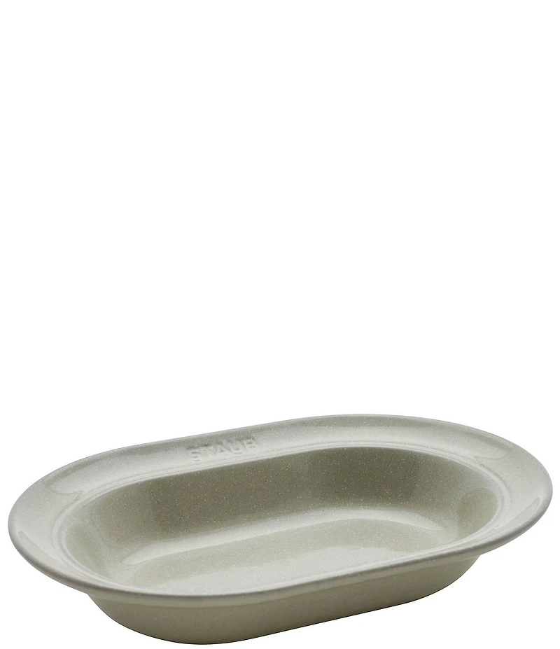 Staub Ceramic Dinnerware Oval Serving Dish, 10#double;