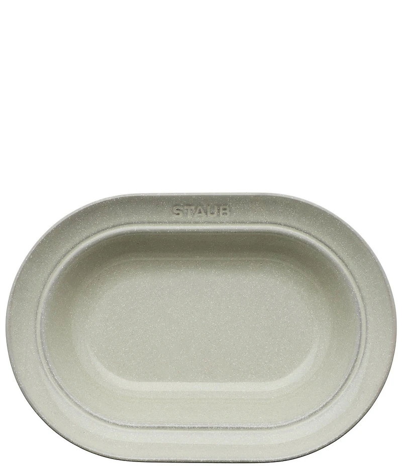 Staub Ceramic Dinnerware Oval Serving Dish, 10#double;
