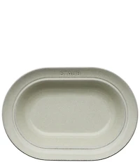 Staub Ceramic Dinnerware Oval Serving Dish, 10#double;