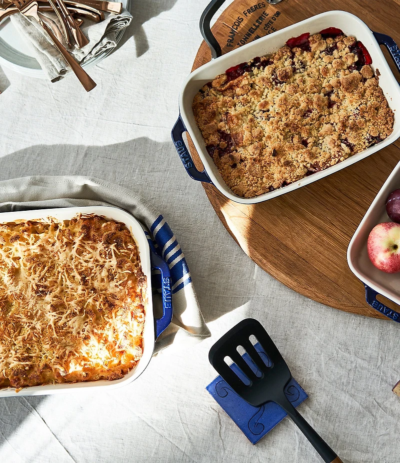 Staub Stoneware 2-Piece Rectangular Baking Dish Set