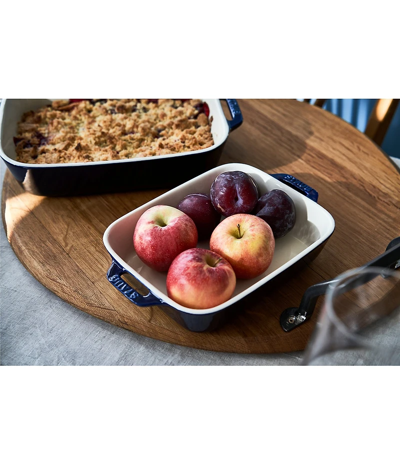 Staub Stoneware 2-Piece Rectangular Baking Dish Set