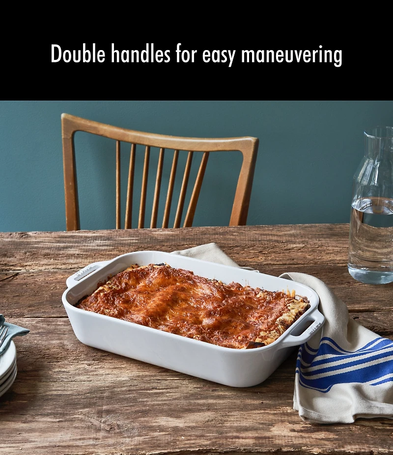 Staub Stoneware 2-Piece Rectangular Baking Dish Set