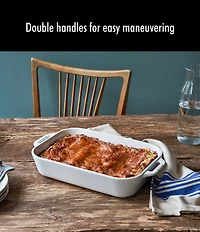 Staub Stoneware 2-Piece Rectangular Baking Dish Set