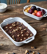 Staub Stoneware 2-Piece Rectangular Baking Dish Set