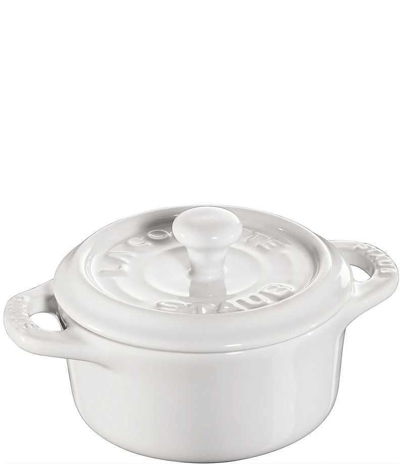 Staub Stoneware 3-Piece Mini Round Cocotte Set