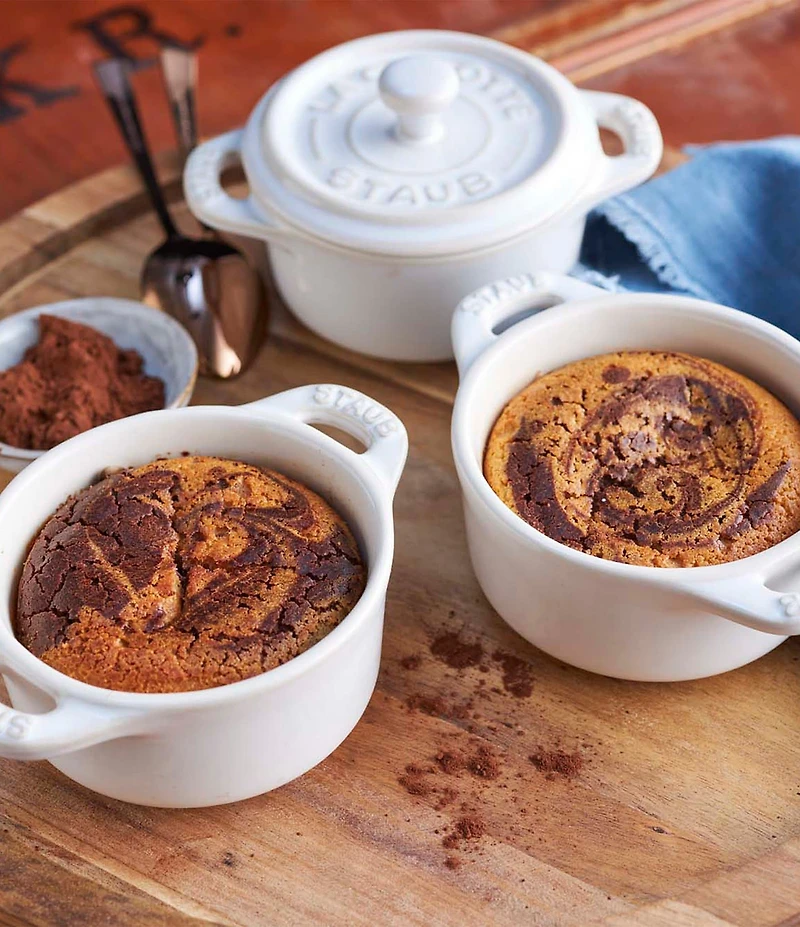Staub Stoneware 3-Piece Mini Round Cocotte Set