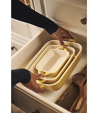 Staub Stoneware 3-Piece Rectangular Baking Dish Set