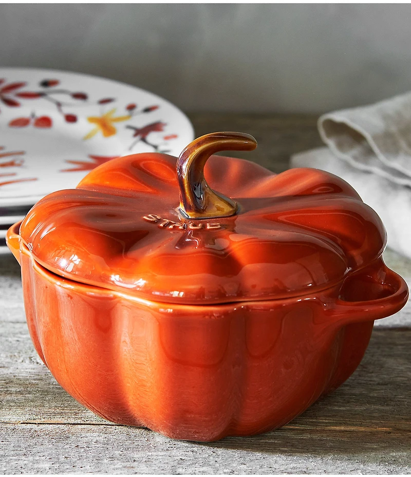 Staub Stoneware Pumpkin Dutch Oven