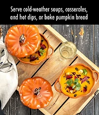 Staub Stoneware Pumpkin Dutch Oven